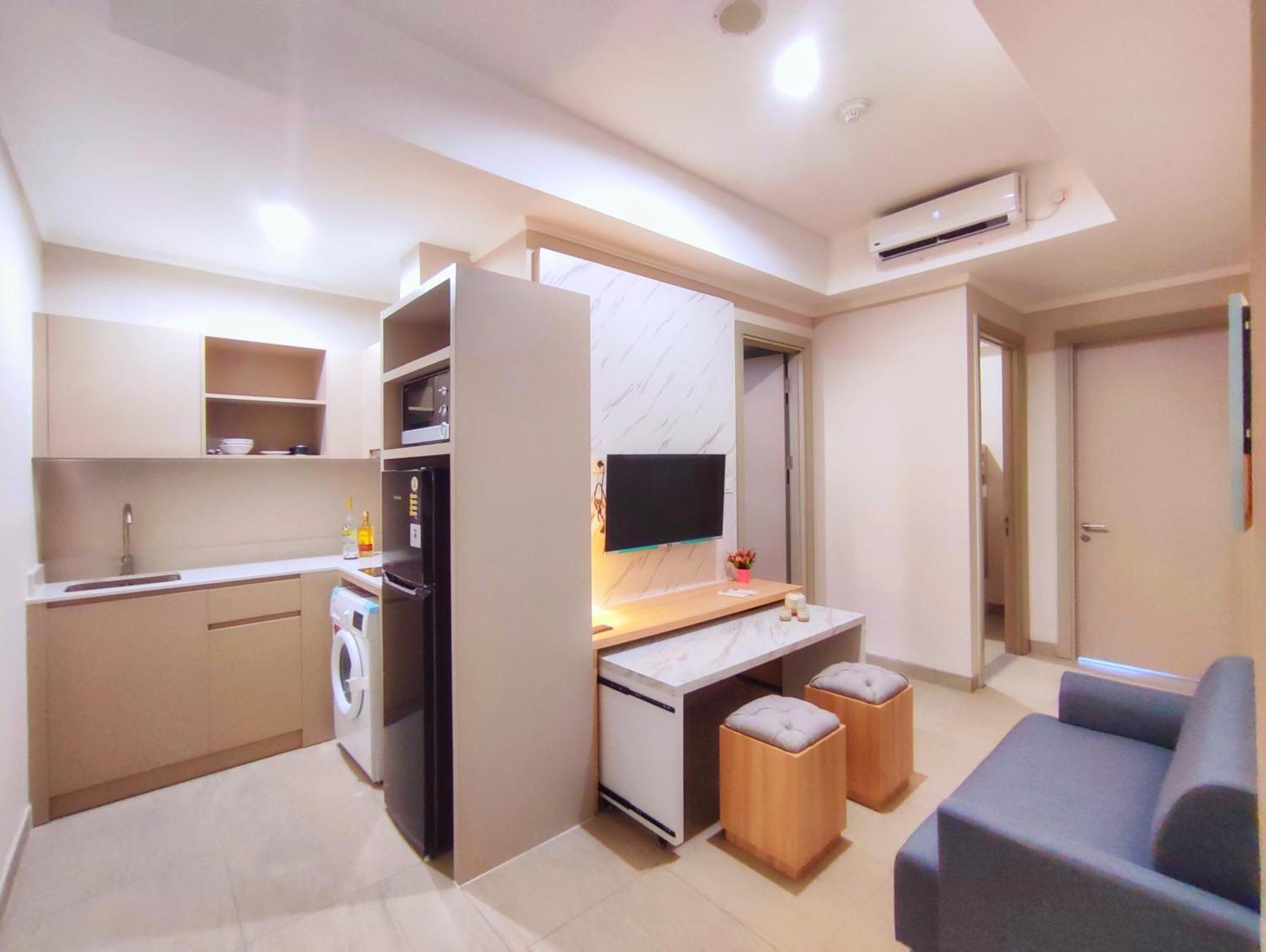 Appartement Brand New 2Br Apt Menara Jakarta, Jkt Inter Expo Extérieur photo