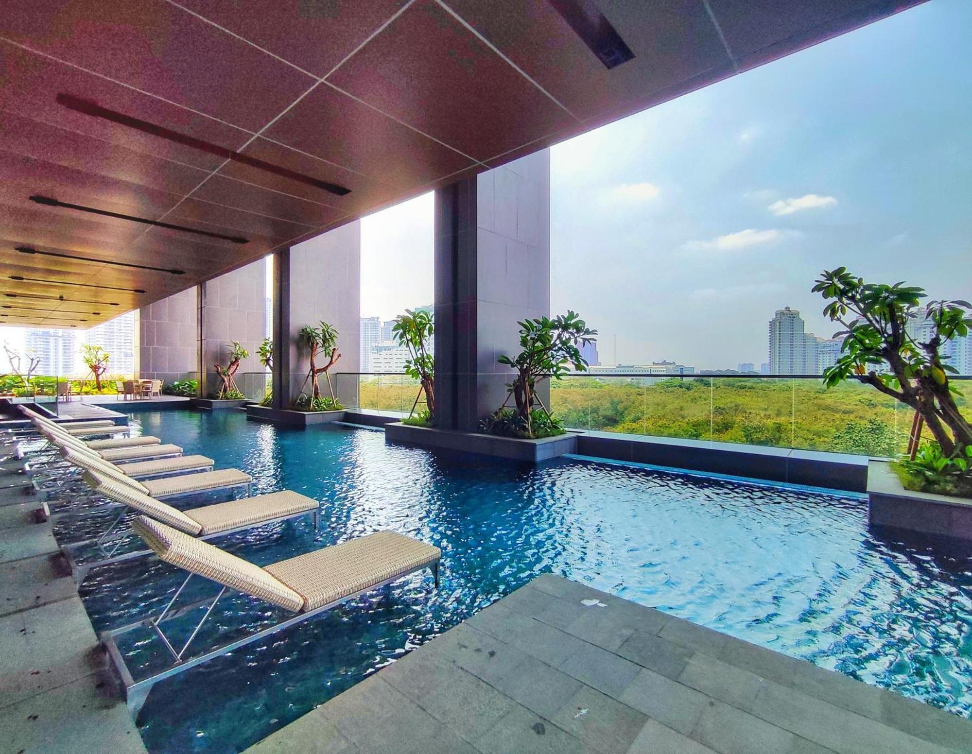 Appartement Brand New 2Br Apt Menara Jakarta, Jkt Inter Expo Extérieur photo